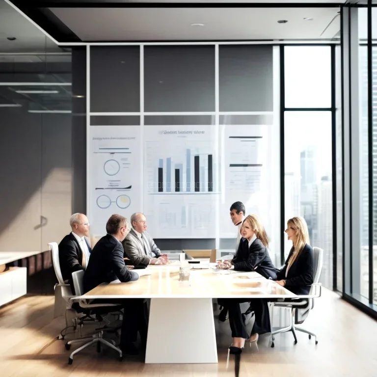 Boardroom mentoring session